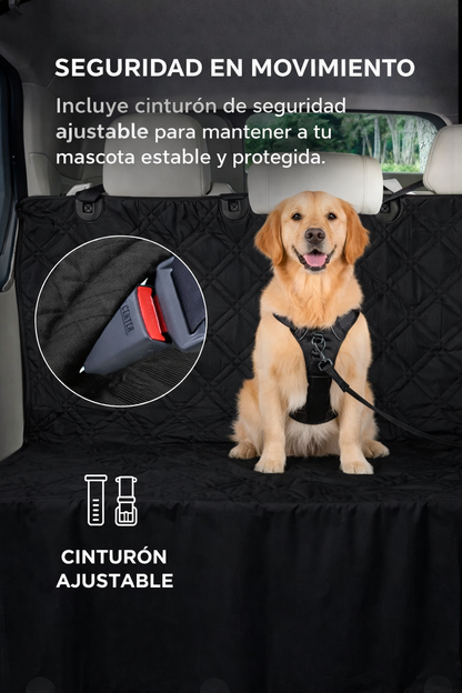Funda Protectora De Asiento Trasero Para Perros de Alta Calidad
