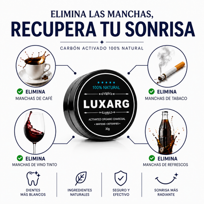 Blanqueador dental Natural Carbon activado de coco