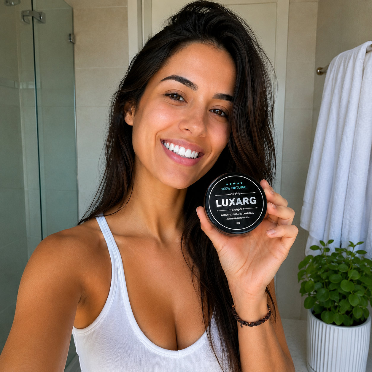 Blanqueador dental Natural Carbon activado de coco